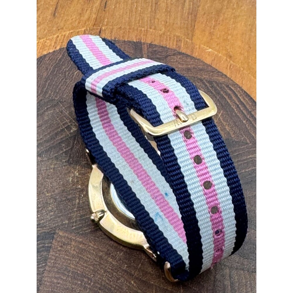 Daniel Wellington Classic Southampton Watch Navy Blue & White Striped Band - Picture 4 of 5